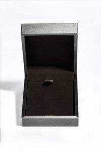 1 Carat Moissanite Teardrop Pendant Necklace