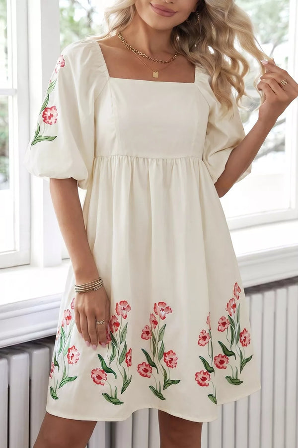 Floral Babydoll Dress