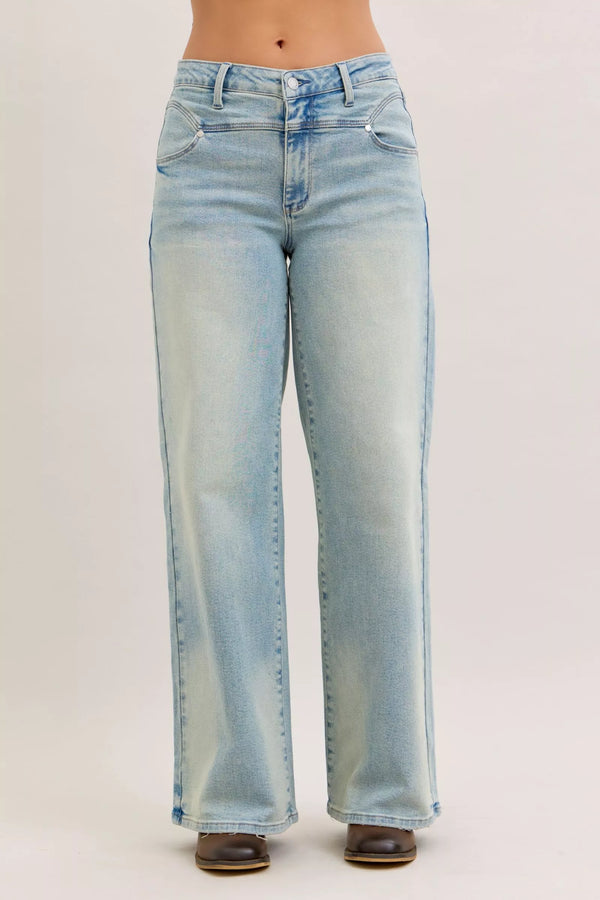 Judy Blue Column Straight Jeans