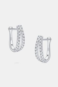 Moissanite 925 Sterling Silver Earrings