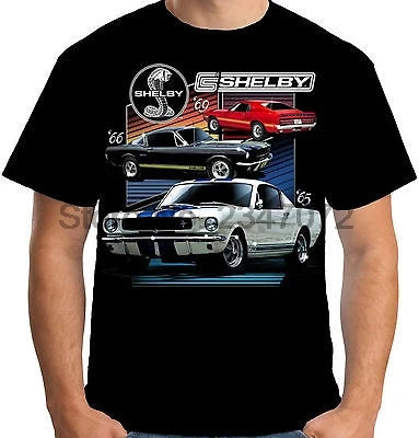 Mens T-Shirt Licensed Shelby  Cars Muscle GT350 brand tshirt new cotton tee-shirt