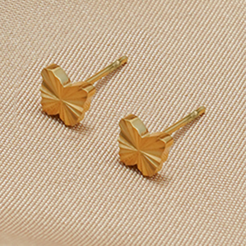 Lxalry Gold Stainless Steel Heart Jewelry Set For Women & Girls - Minimalist Cutout Necklace & Stud Earrings, Waterproof, Hypoallergenic, Tarnish-Free, Gift For Birthday, Wedding, Anniversary, Summer